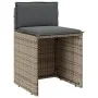 Garden chairs and table with cushions 3 pieces gray PE rattan by , Garden sets - Ref: Foro24-4003876, Price: 203,53 €, Discou...