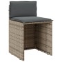 Gartenstühle und Tischchen mit Kissen, 3-teilig, aus grauem PE-Rattan. von , Gartensets - Ref: Foro24-4003876, Preis: 203,29 ...