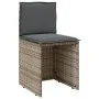 Garden chairs and table with cushions 3 pieces gray PE rattan by , Garden sets - Ref: Foro24-4003876, Price: 203,53 €, Discou...