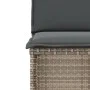 Garden chairs and table with cushions 3 pieces gray PE rattan by , Garden sets - Ref: Foro24-4003876, Price: 203,53 €, Discou...