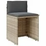 Garden set 3 pieces synthetic rattan chairs and table with gray cushion by , Garden sets - Ref: Foro24-4003874, Price: 198,60...