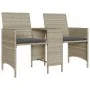 Garden sofa 2 seats with table and stools in light gray PE rattan by , Outdoor sofas - Ref: Foro24-4003895, Price: 190,56 €, ...