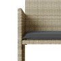 Garden sofa 2 seats with table and stools in light gray PE rattan by , Outdoor sofas - Ref: Foro24-4003895, Price: 206,89 €, ...