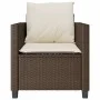 Garden chairs and table with cushions 3 pieces brown PE rattan by , Garden sets - Ref: Foro24-4003897, Price: 237,03 €, Disco...