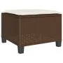 Gartenstühle und Tischchen mit Kissen, 3-teilig, aus braunem PE-Rattan. von , Gartensets - Ref: Foro24-4003897, Preis: 237,03...