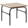 Stackable garden coffee tables 2 pcs brown and black steel by , Garden tables - Ref: Foro24-4009307, Price: 101,47 €, Discoun...