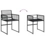 5-piece black synthetic rattan garden dining set by , Garden sets - Ref: Foro24-3295048, Price: 295,62 €, Discount: %