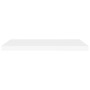 Floating wall shelves 2 pcs MDF white 80x23.5x3.8 cm by vidaXL, Shelves and shelves - Ref: Foro24-323815, Price: 36,92 €, Dis...