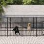 Außenzwinger mit Stahldach, 7,51 m². von , Hundehütten und Zäune - Ref: Foro24-3124609, Preis: 689,23 €, Rabatt: %