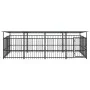 Outdoor dog kennel with steel roof 7.51 m² by , Dog kennels and fences - Ref: Foro24-3124609, Price: 689,23 €, Discount: %