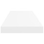 Floating wall shelves 2 pcs MDF white 80x23.5x3.8 cm by vidaXL, Shelves and shelves - Ref: Foro24-323815, Price: 36,92 €, Dis...