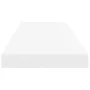 Floating wall shelves 2 pcs MDF white 80x23.5x3.8 cm by vidaXL, Shelves and shelves - Ref: Foro24-323815, Price: 34,30 €, Dis...