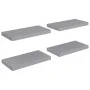 Floating wall shelves 4 pcs MDF gray 50x23x3.8 cm by vidaXL, Shelves and shelves - Ref: Foro24-323852, Price: 48,84 €, Discou...