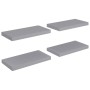 Schwebende Wandregale 4 Stück MDF grau 50x23x3,8 cm von vidaXL, Regale und Regale - Ref: Foro24-323852, Preis: 49,65 €, Rabat...