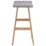 Hocker aus hellgrauem Stoff für die Küche von , Küchenhocker - Ref: Foro24-249575, Preis: 80,95 €, Rabatt: %