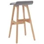 Hocker aus hellgrauem Stoff für die Küche von , Küchenhocker - Ref: Foro24-249575, Preis: 80,95 €, Rabatt: %