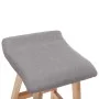 Hocker aus hellgrauem Stoff für die Küche von , Küchenhocker - Ref: Foro24-249575, Preis: 80,95 €, Rabatt: %
