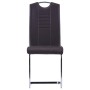 Schwebende Esszimmerstühle, 6 Stück, braunes Kunstleder. von , Essstühle - Ref: Foro24-278834, Preis: 394,93 €, Rabatt: %