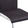 Sillas voladizas de comedor 6 unidades cuero sintético marrón de , Sillas de comedor - Ref: Foro24-278834, Precio: 369,28 €, ...