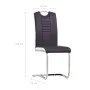 Sillas voladizas de comedor 6 unidades cuero sintético marrón de , Sillas de comedor - Ref: Foro24-278834, Precio: 369,28 €, ...