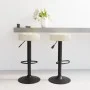 Küchenhocker, 2 Stück, cremefarbenes Samtgewebe. von , Küchenhocker - Ref: Foro24-332994, Preis: 108,98 €, Rabatt: %