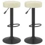 Küchenhocker, 2 Stück, cremefarbenes Samtgewebe. von , Küchenhocker - Ref: Foro24-332994, Preis: 108,98 €, Rabatt: %