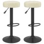 Küchenhocker, 2 Stück, cremefarbenes Samtgewebe. von , Küchenhocker - Ref: Foro24-332994, Preis: 111,07 €, Rabatt: %