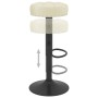 Kitchen stools 2 units cream velvet by , Kitchen stools - Ref: Foro24-332994, Price: 110,97 €, Discount: %