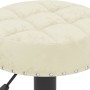 Küchenhocker, 2 Stück, cremefarbenes Samtgewebe. von , Küchenhocker - Ref: Foro24-332994, Preis: 111,07 €, Rabatt: %