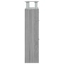Mueble zapatero madera contrachapada gris Sonoma 63x24x104 cm
