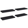 Schwebendes Wandregal 4 Stück MDF schwarz 60x23,5x3,8 cm von vidaXL, Regale und Regale - Ref: Foro24-323834, Preis: 52,84 €, ...