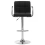 Barhocker aus schwarzem Stoff für die Küchentheke von , Küchenhocker - Ref: Foro24-283415, Preis: 96,85 €, Rabatt: %