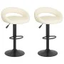 Kitchen stools 2 units cream velvet by , Kitchen stools - Ref: Foro24-333268, Price: 139,95 €, Discount: %