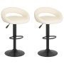 Küchenhocker, 2 Stück, cremefarbenes Samtgewebe. von , Küchenhocker - Ref: Foro24-333268, Preis: 138,23 €, Rabatt: %