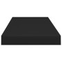 Schwebendes Wandregal 4 Stück MDF schwarz 60x23,5x3,8 cm von vidaXL, Regale und Regale - Ref: Foro24-323834, Preis: 52,84 €, ...