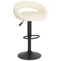 Küchenhocker, 2 Stück, cremefarbenes Samtgewebe. von , Küchenhocker - Ref: Foro24-333268, Preis: 137,34 €, Rabatt: %