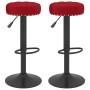 Küchenhocker, 2 Stück, Samt, Weinrot von , Küchenhocker - Ref: Foro24-333001, Preis: 111,34 €, Rabatt: %