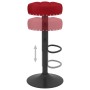 Küchenhocker, 2 Stück, Samt, Weinrot von , Küchenhocker - Ref: Foro24-333001, Preis: 111,34 €, Rabatt: %