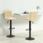 Küchenhocker, 2 Stück, cremefarbenes Samtgewebe. von , Küchenhocker - Ref: Foro24-333730, Preis: 126,99 €, Rabatt: %