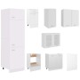 7-teiliges Küchenmöbelset aus weißem Ingenieurholz von , Küchenschränke - Ref: Foro24-3067639, Preis: 572,25 €, Rabatt: %