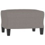 Sessel mit Hocker, Stoff in Grau-Taupe, 60 cm. von , Sofas - Ref: Foro24-3201150, Preis: 242,63 €, Rabatt: %