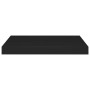 Floating wall shelves 4 pcs black MDF 50x23x3.8 cm by vidaXL, Shelves and shelves - Ref: Foro24-323831, Price: 54,47 €, Disco...
