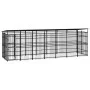 Außenzwinger mit einem Stahldach, 12,9 m². von , Hundehütten und Zäune - Ref: Foro24-3097970, Preis: 1,00 €, Rabatt: %