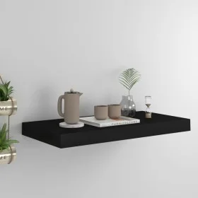 Black MDF floating wall shelf 50x23x3.8 cm by vidaXL, Shelves and shelves - Ref: Foro24-323829, Price: 24,38 €, Discount: %
