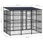 Außenzwinger mit einem Stahldach, 5,53 m². von , Hundehütten und Zäune - Ref: Foro24-3097966, Preis: 1,00 €, Rabatt: %