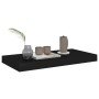 Floating wall shelves 4 pcs black MDF 50x23x3.8 cm by vidaXL, Shelves and shelves - Ref: Foro24-323831, Price: 54,47 €, Disco...