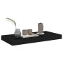 Estante flotante de pared MDF negro 50x23x3,8 cm de vidaXL, Estantes y estanterías - Ref: Foro24-323829, Precio: 23,91 €, Des...