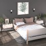 Nachttisch an der weißen Wand von , Nachttische - Ref: Foro24-810935, Preis: 46,03 €, Rabatt: %