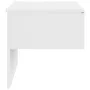 White wall-mounted bedside table by , Nightstands - Ref: Foro24-810935, Price: 45,25 €, Discount: %