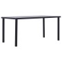 Esstisch aus schwarzem MDF und grauem Betonoptik 160x80x75 cm von , Küchen- und Esstische - Ref: Foro24-281859, Preis: 172,39...